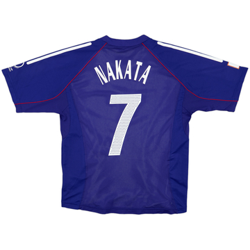 2002-04 Japan Player Issue Home Shirt Nakata #7 - 6/10 - (L)