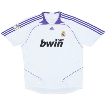2007-08 Real Madrid Home Shirt - 8/10 - (3XL)