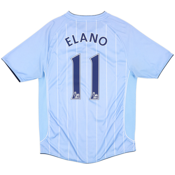 2007-08 Manchester City Home Shirt Elano #11 - 7/10 - (M)