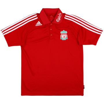2008-09 Liverpool adidas Polo Shirt - 8/10 - (M)