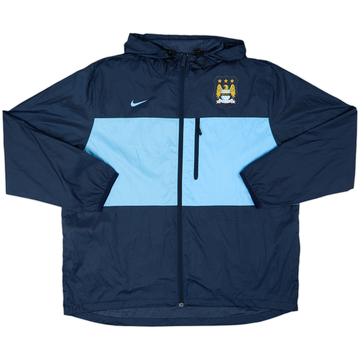 2014-15 Manchester City Nike Hooded Rain Jacket - 10/10 - (XXL)