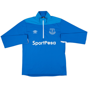 2017-18 Everton Umbro 1/4 Zip Training Top - 8/10 - (M)