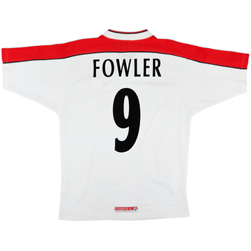 1998-99 Liverpool Away Shirt Fowler #9 - 7/10 - (S)