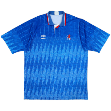 1989-91 Chelsea Home Shirt - 8/10 - (XL)