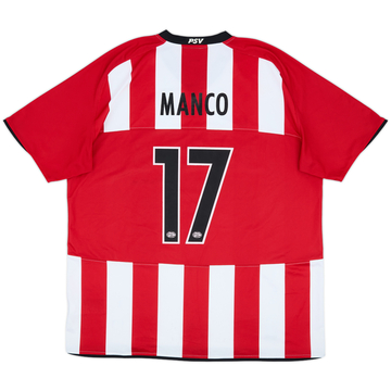 2008-10 PSV Home Shirt Manco #17 - 7/10 - (XXL)
