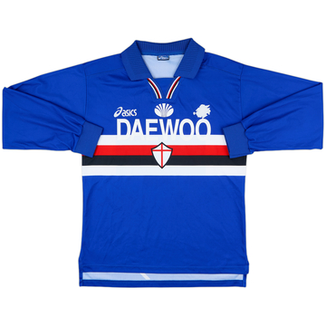 1997-98 Sampdoria Home L/S Shirt #10 - 6/10 - (M)