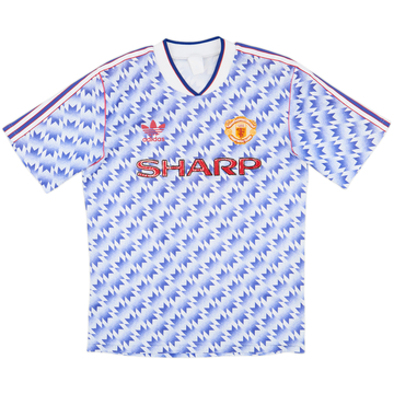 1990-92 Manchester United Away Shirt - 6/10 - (M)