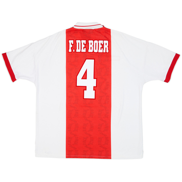 1998-99 Ajax Home Shirt F.De Boer #4 - 8/10 - (XXL)