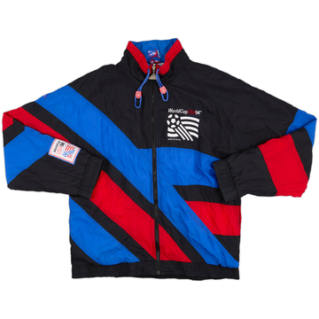 1994 World Cup USA 94 Apex Hooded Rain Jacket - 8/10 - (XXL)