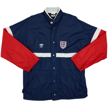 1984-87 England Umbro Hooded Rain Jacket - 8/10 - (M)