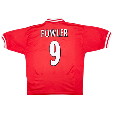 1996-98 Liverpool Home Shirt Fowler #9 - 6/10 - (L)