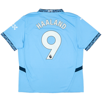 2024-25 Manchester City Home Shirt Haaland #9 - 10/10 - (XL)