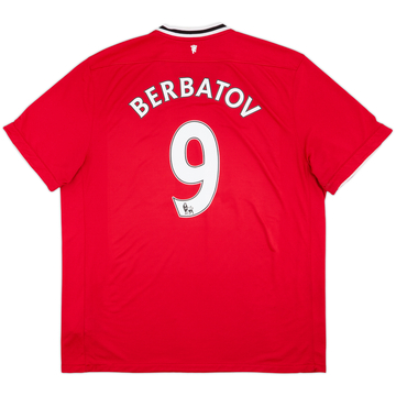 2011-12 Manchester United Home Shirt Berbatov #9 - 4/10 - (XXL)