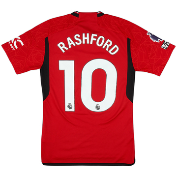 2023-24 Manchester United Home Shirt Rashford #10 - 8/10 - (S)