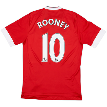 2015-16 Manchester United Home Shirt Rooney #10 - 6/10 - (S)