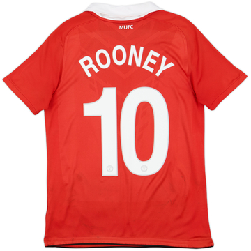 2010-11 Manchester United Home Shirt Rooney #10 - 9/10 - (Women's XL)