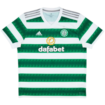 2022-23 Celtic Home Shirt - 8/10 - (XL)