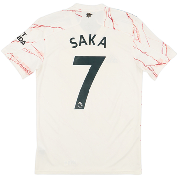 2020-21 Arsenal Away Shirt Saka #7 - 8/10 - (S)