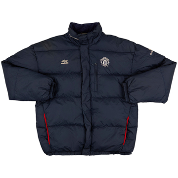 1999-00 Manchester United Umbro Padded Bench Coat - 8/10 - (L)