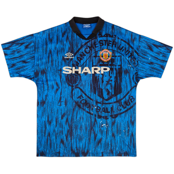 1992-93 Manchester United Away Shirt - 5/10 - (XL)