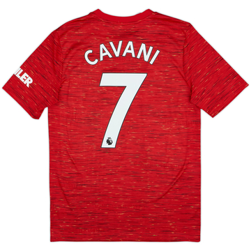 2020-21 Manchester United Home Shirt Cavani #7 - 10/10 - (XL.Boys)
