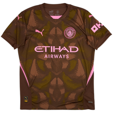 2024-25 Manchester City GK S/S Shirt - 10/10 - (XL.Boys)