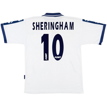 1995-97 Tottenham Home Shirt Sheringham #10 - 7/10 - (M)
