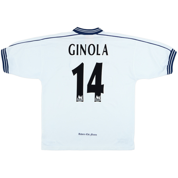 1997-99 Tottenham Home Shirt - Ginola #14 - 8/10 - (L)