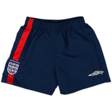 2002-04 England Home Shorts - 10/10 - (2-3 Years)