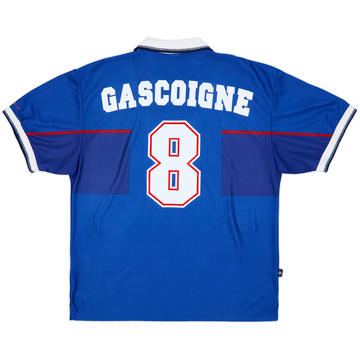 1997-99 Rangers Home Shirt Gascoigne #8 - 9/10 - (XL)