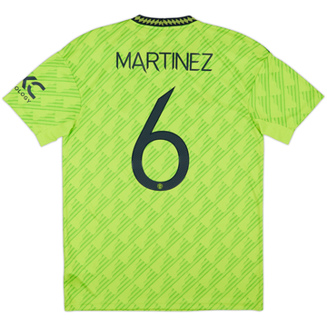 2022-23 Manchester United Third Shirt Martinez #6 (M)
