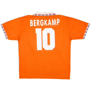 1996 Netherlands Home Shirt Bergkamp #10 - 6/10 - (XXL)