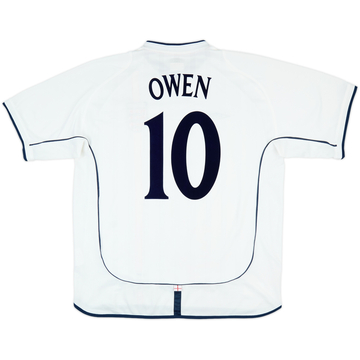 2001-03 England Home Shirt Owen #10 - 9/10 - (XL)