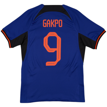 2022-24 Netherlands Away Shirt Gakpo #9 - 10/10 - (S)