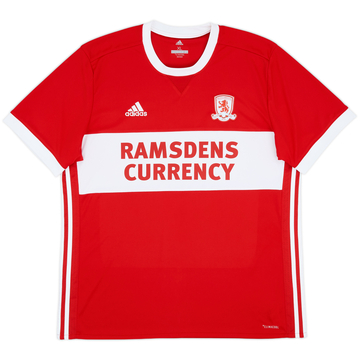 2017-18 Middlesbrough Home Shirt - 9/10 - (XL)