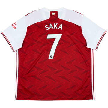 2020-21 Arsenal Home Shirt Saka #7 - 10/10 - (3XL)