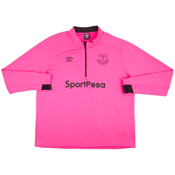 2017-18 Everton Umbro 1/4 Zip Sweat Top - 10/10 - (3XL)