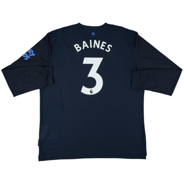 2019-20 Everton Third L/S Shirt Baines #3 - 10/10 - (3XL)