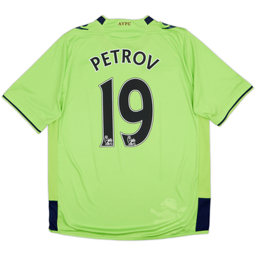 2012-13 Aston Villa Away Shirt Petrov #19 - 6/10 - (L)