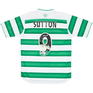 2003-04 Celtic Home Shirt Sutton #9 - 4/10 - (S)