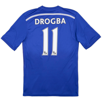 2014-15 Chelsea Home Shirt Drogba #11 - 7/10 - (S)