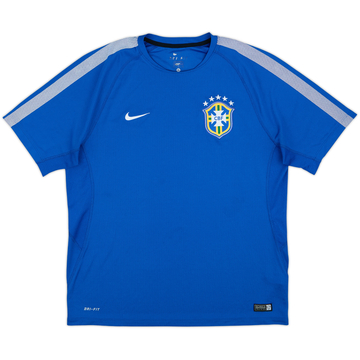 2014-16 Brazil Nike Training Shirt - 8/10 - (XL)