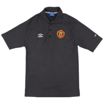 1998-99 Manchester United Umbro Polo Shirt - 8/10 - (L)