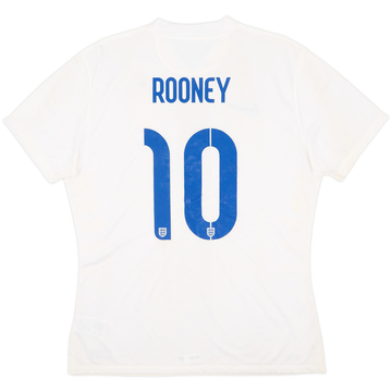 2014-15 England Authentic Home Shirt Rooney #10 (XL)