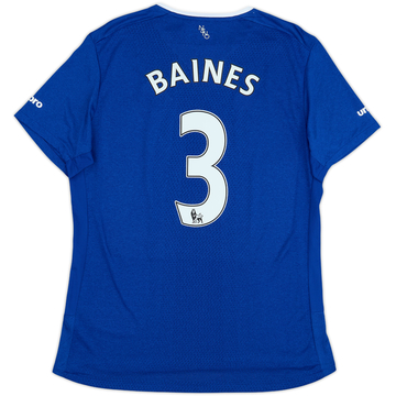 2015-16 Everton Home Shirt Baines #3 (Women's L)