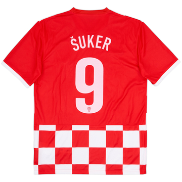 2014-15 Croatia Home Shirt Suker #9 - 6/10 - (M)