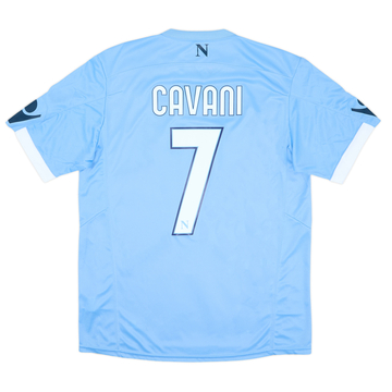 2010-11 Napoli Home Shirt Cavani #7 (L)