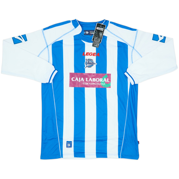 2009-10 Alaves Home L/S Shirt (XL)