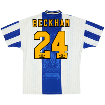 1994-96 Manchester United Third Shirt Beckham #24 - 7/10 - (XL)