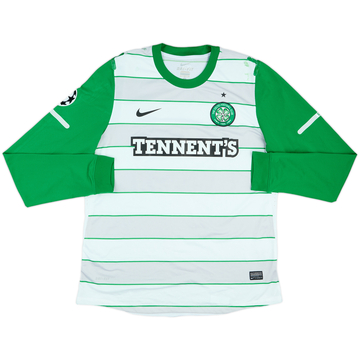 2011-12 Celtic Player Issue Away L/S Shirt #11 - 6/10 - (XL)